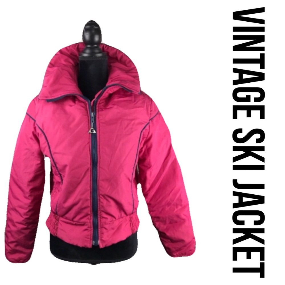 Vintage Snow Bunny Gerry Ski Jacket Pink S